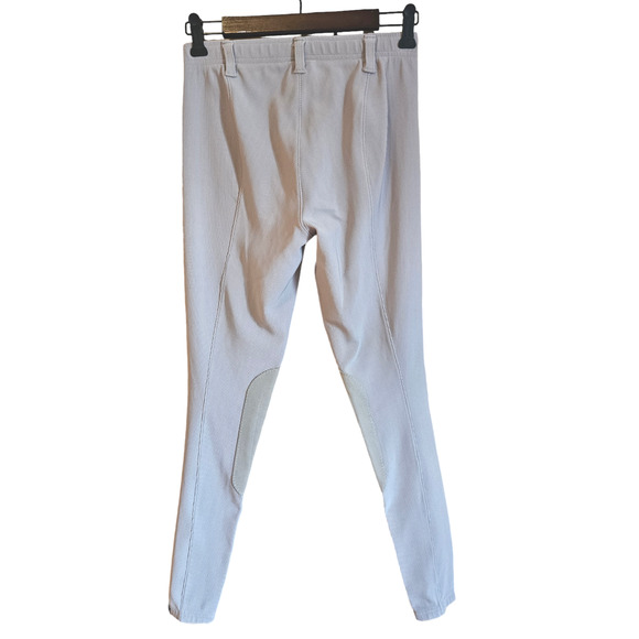 Irideon Breeches Equestrian Riding Pants Knee Patch Tan Girl's Size Large Long - Picture 7 of 9
